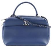 Chanel Vintage Pre-owned Laeder chanel-vskor Blue, Dam