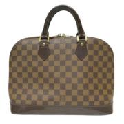 Louis Vuitton Vintage Pre-owned Tyg handvskor Brown, Dam