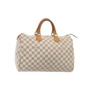 Louis Vuitton Vintage Pre-owned Canvas handvskor Beige, Dam