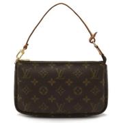 Louis Vuitton Vintage Pre-owned Canvas kuvertvskor Brown, Dam