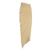 Cortana Mite, falda midi beige Beige, Dam