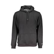 Tommy Hilfiger Svart Bomull Huva Sweatshirt Män Black, Herr