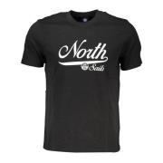 North Sails Svart T-shirt Kortärmad Herr Black, Herr