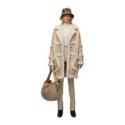 VSP Laury - Ecru Shearling Kappa Beige, Dam