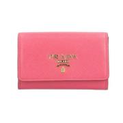 Prada Vintage Pre-owned Laeder plnbcker Pink, Dam