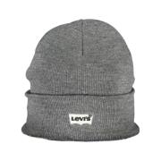 Levi's Grå Akryl Hattar & Mössor Gray, Herr