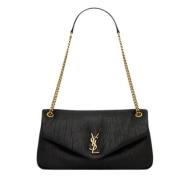 Saint Laurent Svart Designer Väskor Kollektion Black, Dam