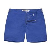 Orlebar Brown Blå Hexagon Badshorts Blue, Herr