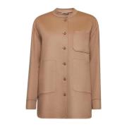 Max Mara Brun Asymmetrisk Ribbjäcka Brown, Dam