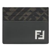 Fendi Kreditkortshållare Plånbok Gray, Herr