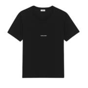 Saint Laurent Svarta T-shirts och Polos Black, Herr