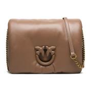 Pinko Love Bag i Beige Brown, Dam