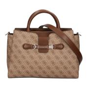 Guess Multifärgad Nolana Girlfriend Satchel Brown, Dam