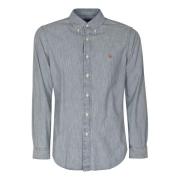 Ralph Lauren Chambray Denim Sportskjorta Blue, Herr