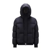 Moncler Kort dunjacka i marinblått Blue, Herr