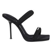 Alexander Wang Tubular Webbing Sandal Black, Dam