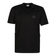 C.P. Company Svart Merceriserad Jersey T-Shirt Black, Herr