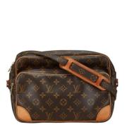 Louis Vuitton Vintage Pre-owned Canvas louis-vuitton-vskor Brown, Dam