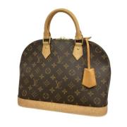 Louis Vuitton Vintage Pre-owned Canvas handvskor Brown, Dam