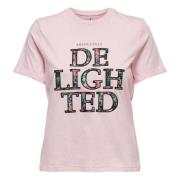 Only T-shirt Pink, Dam