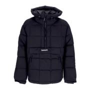 Timberland Svart Puffer Dunjacka med Huva Black, Herr