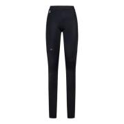 Coperni Svarta Leggings med Reflekterande Accents Black, Dam