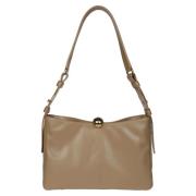 Furla Mjuk Axelväska Beige, Dam