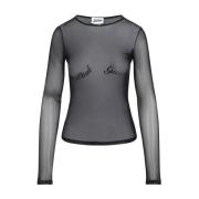 Jean Paul Gaultier Elegant Svart Topwear Black, Dam