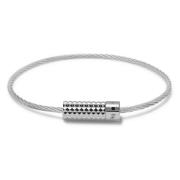 Le Gramme Pyramid Kabelarmband 9g Gray, Unisex