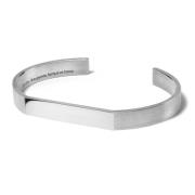 Le Gramme Platt Bandarmband 21g Gray, Unisex