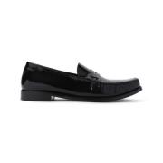 Saint Laurent Läder Loafer Black, Herr