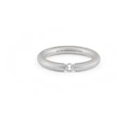 Le Gramme Segment Ring Tillverkad i Frankrike 7g Gray, Unisex