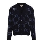 Gucci Blå Sweatshirt Stilfull Komfort Lyx Modern Blue, Herr