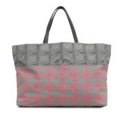 Chanel Vintage Pre-owned Nylon totevskor Pink, Dam