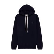 Autry Bomulls Hoodie Sweatshirt Blue, Herr