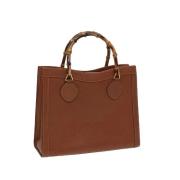 Gucci Vintage Pre-owned Laeder handvskor Brown, Dam