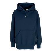 Nike Phoenix Fleece Pullover Hoodie Blue, Dam