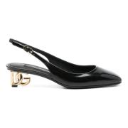 Dolce & Gabbana Svarta Slingback Skor Black, Dam