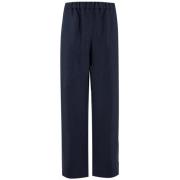 Fabiana Filippi Flytande Joggingbyxor Blue, Dam