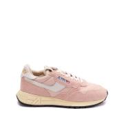 Autry Puderrosa Sneakers med Snörning Pink, Dam