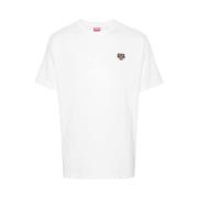 Kenzo Lucky Tiger Patch Crew Neck T-shirt White, Herr