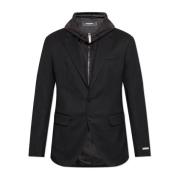 Dsquared2 Blazer med inbyggd jacka Black, Herr