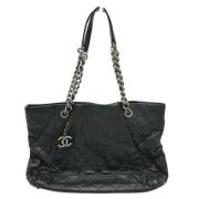 Chanel Vintage Pre-owned Laeder chanel-vskor Black, Dam