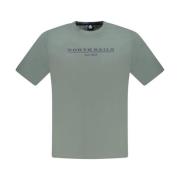 North Sails Grön Bomull Crew Neck T-shirt Green, Herr