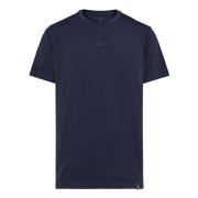 Boggi Milano T-shirt i stretch Supima-bomull Blue, Herr