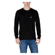 Calvin Klein Jeans Bomull Herr Sweatshirt Vår/Sommar Kollektion Black,...