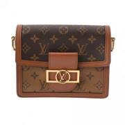 Louis Vuitton Vintage Pre-owned Canvas louis-vuitton-vskor Brown, Dam