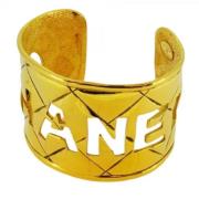 Chanel Vintage Pre-owned Metall chanel-smycken Yellow, Dam