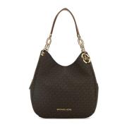 Michael Kors Lillie Canvas Axelväska Brown, Dam