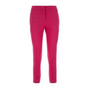 Alexander McQueen Fuchsia Crepe Pant Pink, Dam